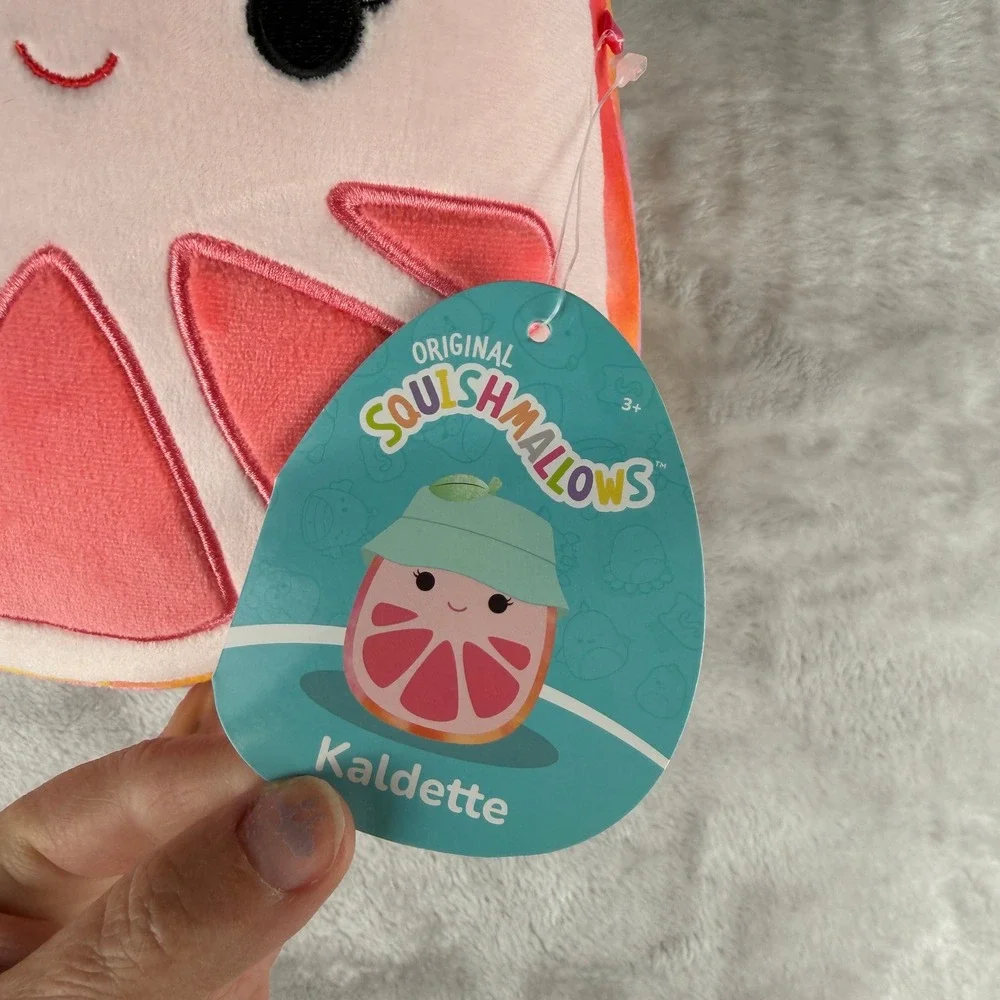 Squishmallows Orange Grapefruit Slice Plush Toy Hat 7‎ Inch